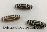 DZI455 10*30mm drum tibetan agate dzi beads wholesale