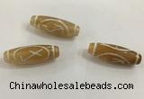 DZI500 10*30mm drum tibetan agate dzi beads wholesale