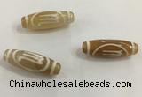 DZI502 10*30mm drum tibetan agate dzi beads wholesale