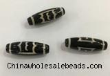 DZI513 10*30mm drum tibetan agate dzi beads wholesale