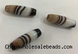 DZI529 10*28mm drum tibetan agate dzi beads wholesale