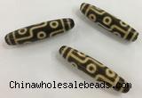 DZI543 13*55mm - 13*58mm drum tibetan agate dzi beads wholesale