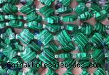 FGBS18 15 inches 12mm faceted Four leaf clover synthetic malachite beads