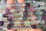 FGBS296 15 inches 10mm carved flower fluorite gemstone beads