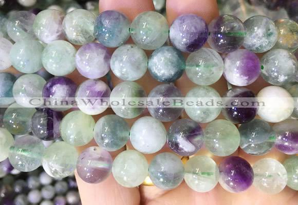 FLBS03 15 inches 10mm round feather fluorite beads wholesale
