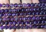 FLBS28 15 inches 6mm round purple fluorite beads wholesale