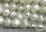 FWP11 14.5 inches 2.8mm potato white freshwater pearl strands