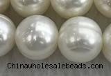 FWP129 15 inches 10mm - 11mm potato white freshwater pearl strands