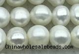 FWP42 14.5 inches 5.5mm - 6mm potato white freshwater pearl strands