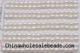 FWP454 half-drilled 5-5.5mm bread freshwater pearl beads