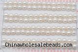 FWP455 half-drilled 5.5-6mm bread freshwater pearl beads