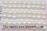 FWP464 half-drilled 10-10.5mm bread freshwater pearl beads