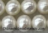 FWP76 15 inches 7mm - 8mm potato white freshwater pearl strands