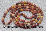 GMN115 Hand-knotted 6mm mookaite 108 beads mala necklaces