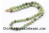 GMN7711 18 - 36 inches 8mm, 10mm round Australia chrysoprase beaded necklaces