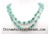 GMN8008 18 - 36 inches 8mm, 10mm green banded agate 54, 108 beads mala necklaces