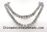 GMN8042 18 - 36 inches 8mm, 10mm labradorite 54, 108 beads mala necklaces