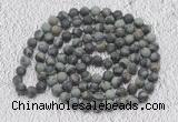 GMN912 Hand-knotted 8mm, 10mm matte kambaba jasper 108 beads mala necklaces