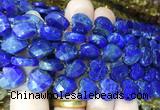 HGBS132 15 inches 12mm faceted heart Lapis lazuli beads wholesale