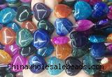HGBS155 15 inches 20*20mm heart Agate gemstone beads wholesale