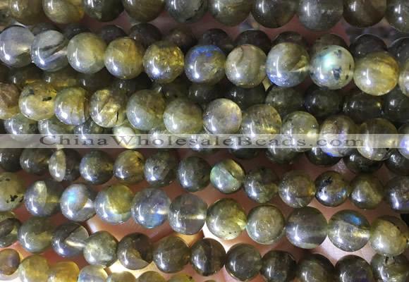 LBBS01 15 inches 6mm round natural labradorite beads wholesale