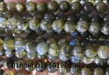 LBBS02 15 inches 8mm round natural labradorite beads wholesale