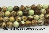 LEBS04 15 inches 10mm round lemon turquoise beads wholesale