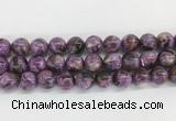 LPBS09 15 inches 12mm round purple Lepidolite beads wholesale