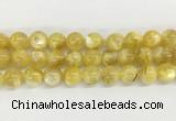 LPBS15 15 inches 12mm round yellow Lepidolite beads wholesale