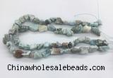 LRBS03 15 inches 10*14mm - 15*20mm nuggets larimar gemstone beads