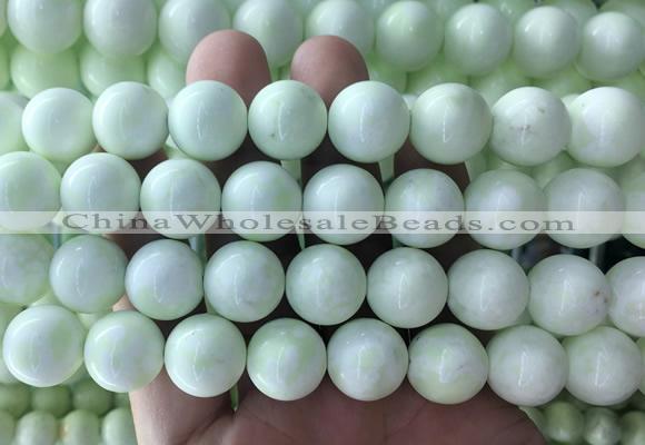 LSBS1009 15 inches 16mm round lemon turquoise gemstone beads wholesale