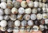 LSBS104 15 inches 16mm round mexican crazy agate beads wholesale