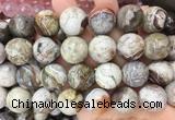 LSBS106 15 inches 18mm round mexican crazy agate beads wholesale
