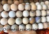 LSBS118 15 inches 18mm round agate gemstone beads wholesale