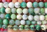 LSBS142 15 inches 16mm faceted round agate gemstone beads wholesale