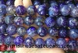 LSBS148 15 inches 18mm faceted round agate gemstone beads wholesale