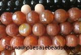 LSBS154 15 inches 20mm faceted round agate gemstone beads wholesale