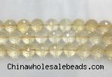 LSBS160 15 inches 18mm faceted round citrine gemstone beads wholesale
