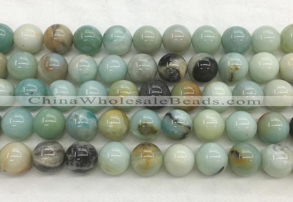 LSBS168 15 inches 16mm round amazonite gemstone beads wholesale
