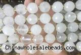 LSBS212 15 inches 16mm faceted round Angola crystal quartz beads wholesale