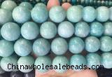 LSBS228 15 inches 20mm round amazonite gemstone beads wholesale