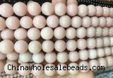 LSBS230 15 inches 14mm round pink opal gemstone beads wholesale