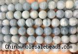 LSBS233 15 inches 14mm round aquamarine gemstone beads wholesale