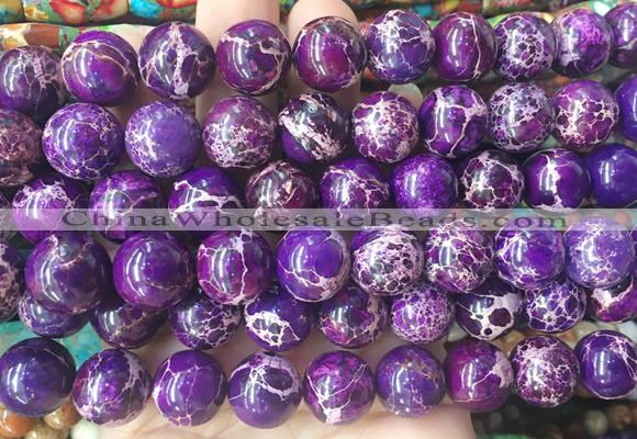 LSBS245 15 inches 14mm round imperial jasper gemstone beads wholesale
