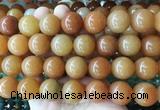 LSBS261 15 inches 18mm round red aventurine gemstone beads wholesale