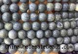 LSBS288 15 inches 14mm round blue coral gemstone beads wholesale