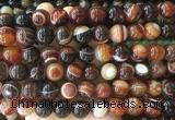 LSBS301 15 inches 14mm round banded agate gemstone beads wholesale