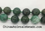 LSBS338 15 inches 30mm round Africa jade gemstone beads wholesale