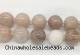 LSBS341 15 inches 30mm round Pink quartz gemstone beads wholesale