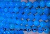 LSBS387 15 inches 14mm round dragon veins agate gemstone beads wholesale